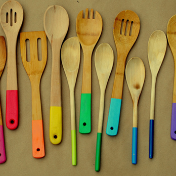 Add trendy bright colours to your kitchen