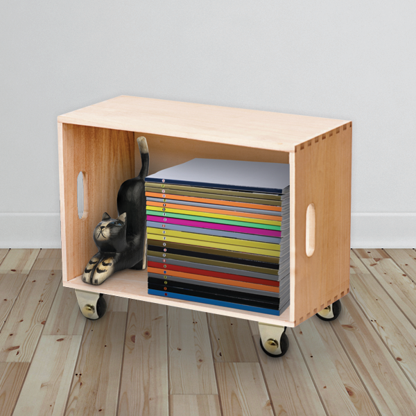 Upcycle a Crate into a Storage Case for Magazines