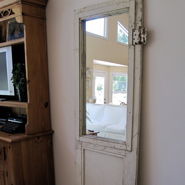 Turn an Old Door into a Mirror