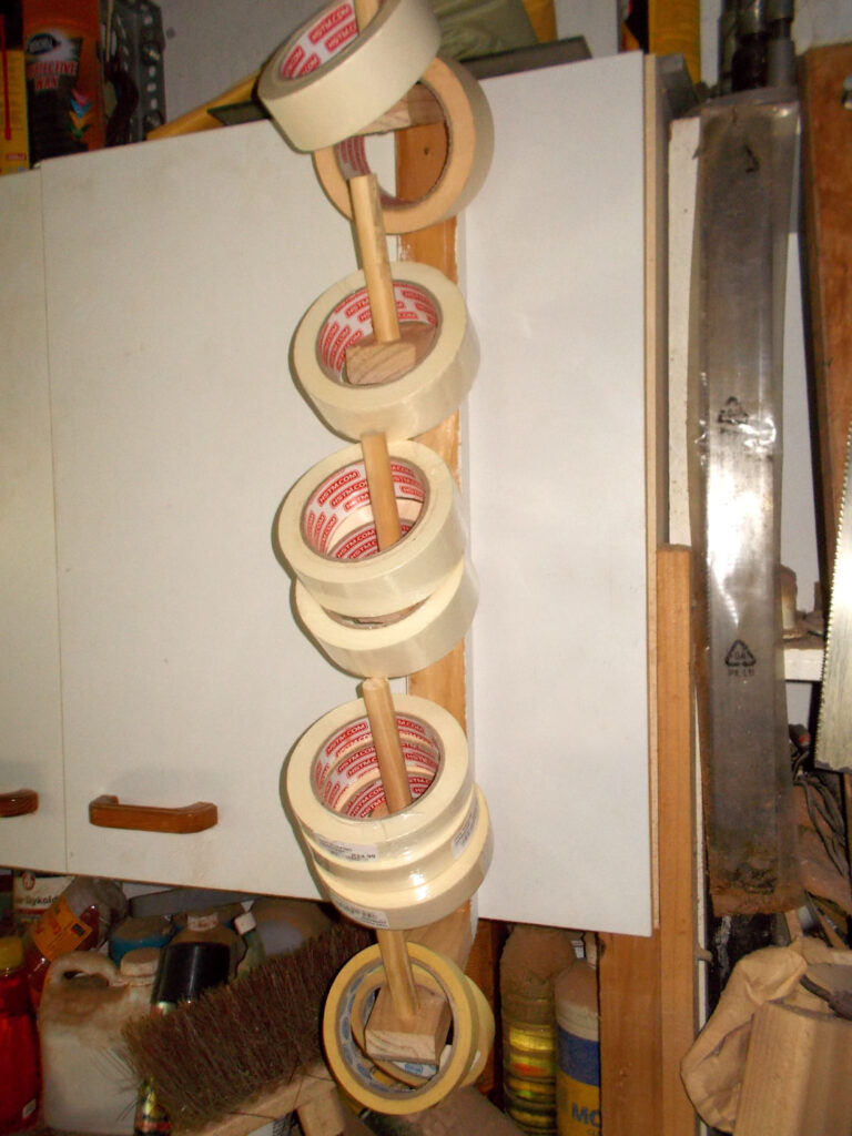 Tape storage taped