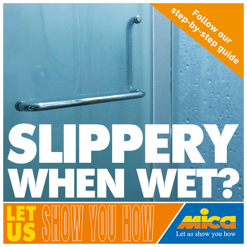 How to fit shower hand rails